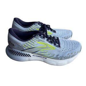 Brooks Glycerin GTS 20 Women's Size 7.5 B (Medium) Running Shoes Light Blue/Yell